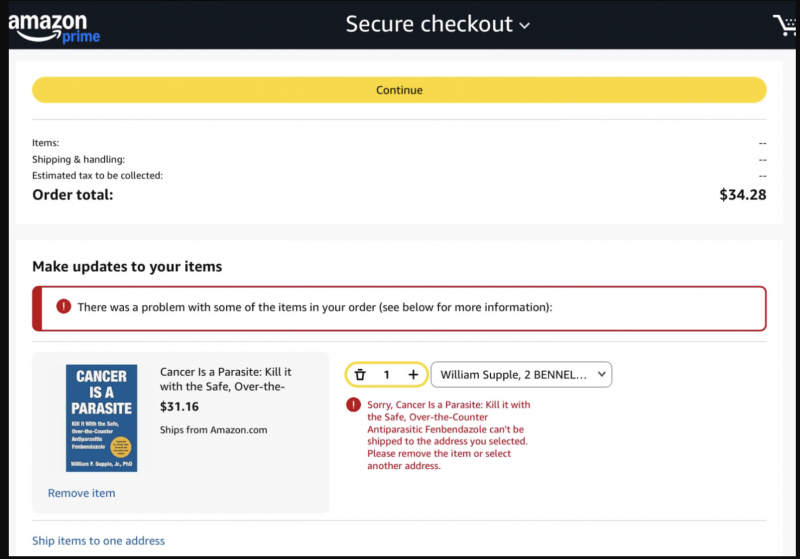 Amazon rejections